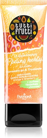 Farmona Tutti Frutti Orange & Strawberry crema delicata pentru exfoliere de maini