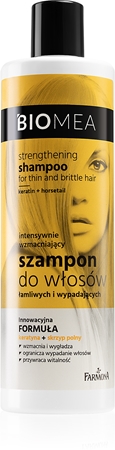 Farmona Biomea Strengthening shampoing fortifiant pour les cheveux affaiblis ayant tendance à tomber
