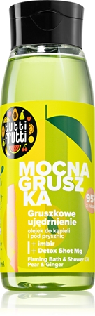 Farmona Tutti Frutti Pear & Ginger huile bain et douche pour raffermir la peau