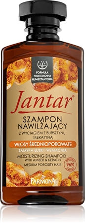 Farmona Jantar Medium Porosity Hair shampoo idratante con cheratina