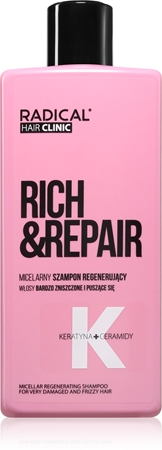 Farmona Hair Clinic Micellar Regenerating Shampoo Micellar Shampoo for damaged and fragile hair