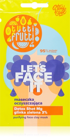 Farmona Tutti Frutti Let´s face it máscara de limpeza com argila