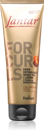 Farmona Jantar Amber Essence Juuksekreem lainelistele ja lokkis juustele