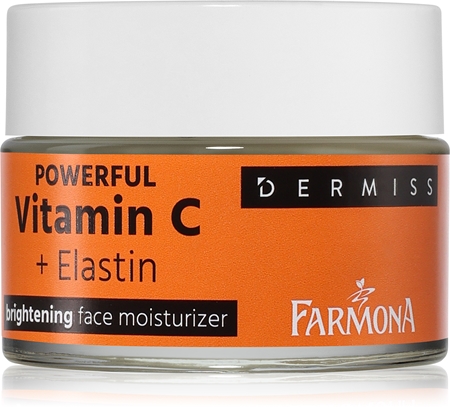 Farmona Dermiss Powerful Vitamin C + Elastin крем за лице за освежаване и хидратация