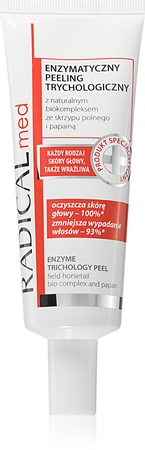 Ideepharm Radical Med Anti Hair Loss exfoliante enzimático para cuero cabelludo