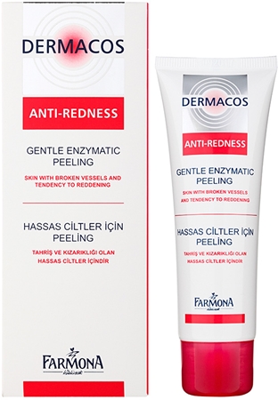Farmona Dermacos Anti-Redness gommage enzymatique doux pour une peau lumineuse et lisse