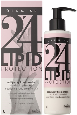 Farmona Dermiss Lipid Protection creme-máscara de noite nutritivo para mãos e unhas
