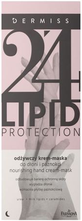 Farmona Dermiss Lipid Protection creme-máscara de noite nutritivo para mãos e unhas