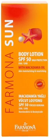 Farmona Sun захисне молочко для засмаги з олійкою макадамії SPF 50