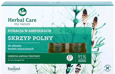 Farmona Herbal Care Horsetail intenzivní kúra pro velmi poškozené vlasy