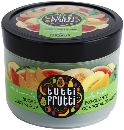 Farmona Tutti Frutti Melon & Watermelon peeling de açúcar para corpo