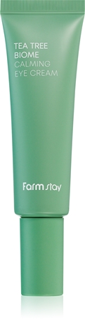Farmstay Tea Tree Biome crème apaisante yeux à l'extrait de théier