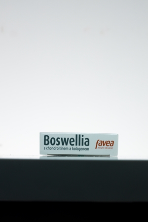 FAVEA Boswellia s chondroitínom a kolagénom tablety pre správnu funkciu chrupaviek a kostí