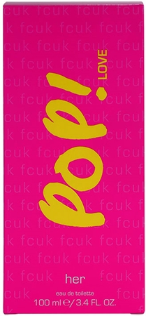 Fcuk Pop! Love Eau de Toilette for Women 100 ml