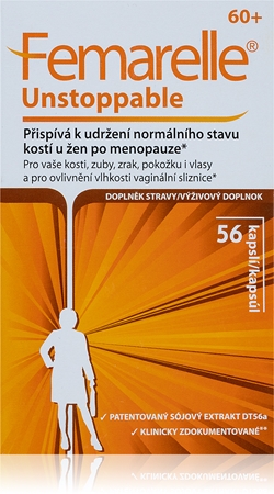 Femarelle Unstoppable 60+ kapsuly na podporu komfortu pri menopauze