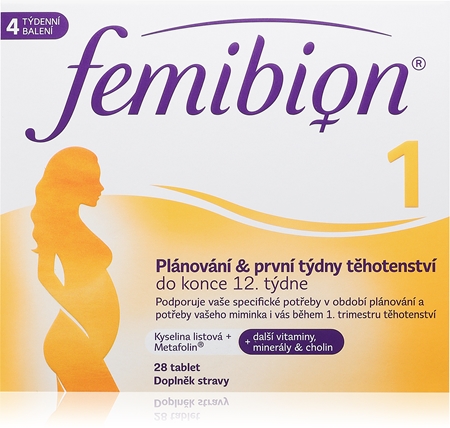 Femibion Femibion 1 Plánovanie a 1. trimester tablety na podporu počatia