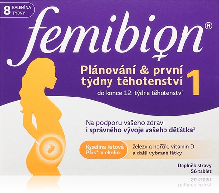 Femibion Femibion 1 Plánování a 1. trimestr tablety na podporu početí
