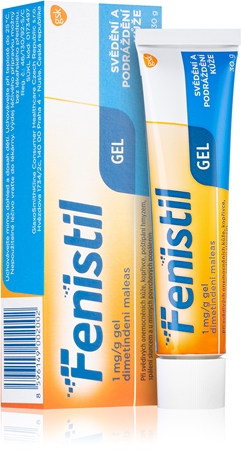 Fenistil Fenistil 1 mg/g zklidňující gel při poštípání hmyzem, spálení od slunce a kopřivce
