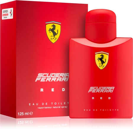 Ferrari red store perfume