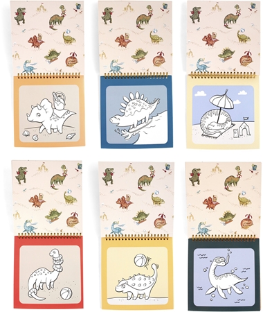 FILIBABBA My Favourite Water Colouring Book Dinos Ausmalbild