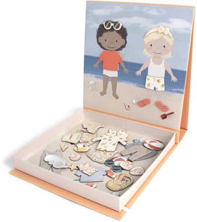 FILIBABBA Magnetic Game Dress-up - A day at the beach płyta magnetyczna