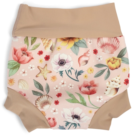 FILIBABBA Baby Swim Pants Ocean Blossom tvättbar badblöja