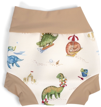 FILIBABBA Baby Swim Pants Dino Beach tvättbar badblöja