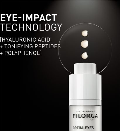 FILORGA OPTIM-EYES silmänympäryshoito ryppyjen, turvotuksen ja tummien silmänalusten ehkäisyyn