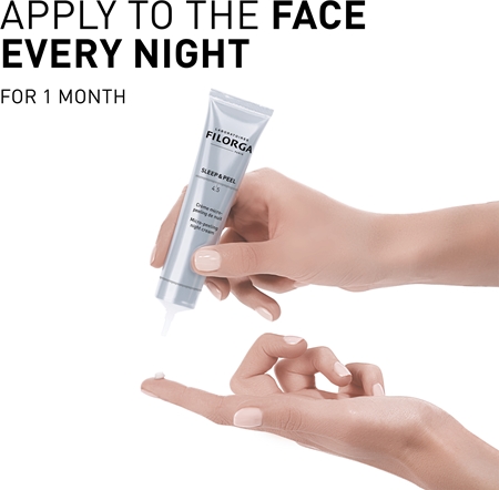 FILORGA SLEEP & PEEL 4.5 αναζωογονητική κρέμα νύχτας με ΑΗΑ