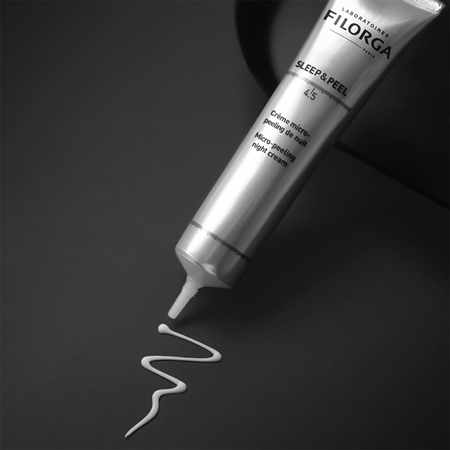 FILORGA SLEEP & PEEL 4.5 αναζωογονητική κρέμα νύχτας με ΑΗΑ