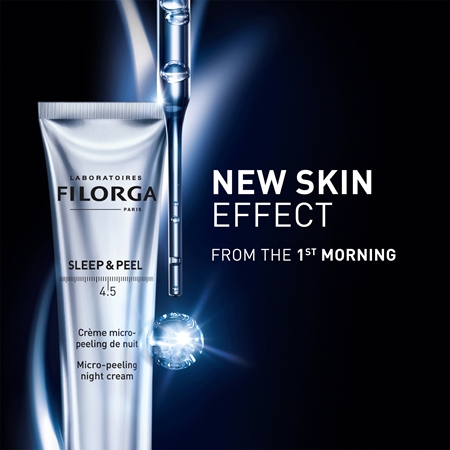 FILORGA SLEEP & PEEL 4.5 αναζωογονητική κρέμα νύχτας με ΑΗΑ