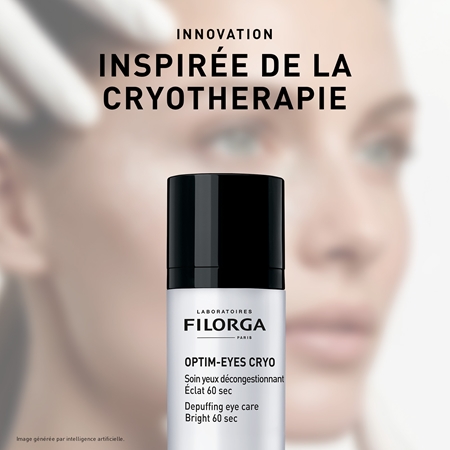 FILORGA OPTIM-EYES CRYO crème illuminatrice yeux anti-poches et anti-cernes