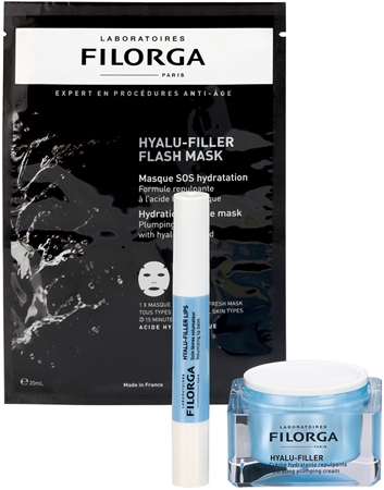 FILORGA COFFRET HYALU-FILLER Gift set Weihnachtsgeschenk-Set zur Verjüngung der Haut