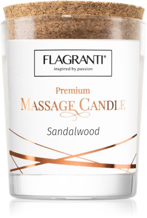 Flagranti Massage Candle Sandal Wood vela de masaje