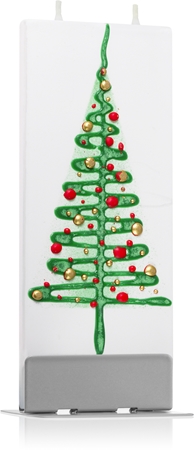 Flatyz Holiday Green Christmas Tree dekoratívna sviečka