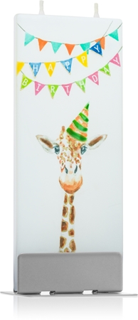 Flatyz Greetings Happy Birthday Giraffe свещ