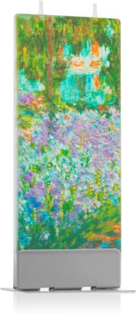Flatyz Fine Art Claude Monet Irises In Monet´s Garden dekoratívna sviečka