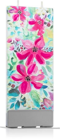 Flatyz Nature Pink Flowers dekorativní svíčka