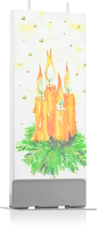 Flatyz Holiday Advent Wreath with Four Candles свещ