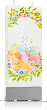 Flatyz Holiday Easter Eggs In Floral Nest kerze