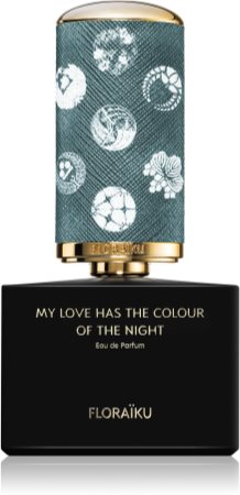 Floraïku My love has the color of the night zestaw unisex