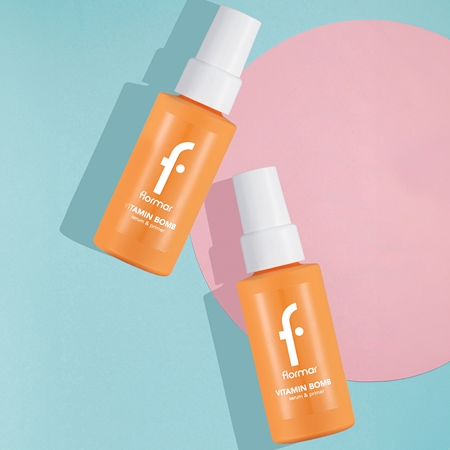 flormar Vitamin Bomb Serum&Primer sérum iluminador com vitaminas B, C, E