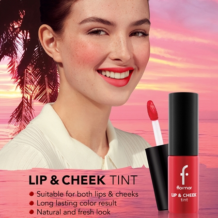 flormar Lip & Cheek Tint colorete líquido para labios y pómulos