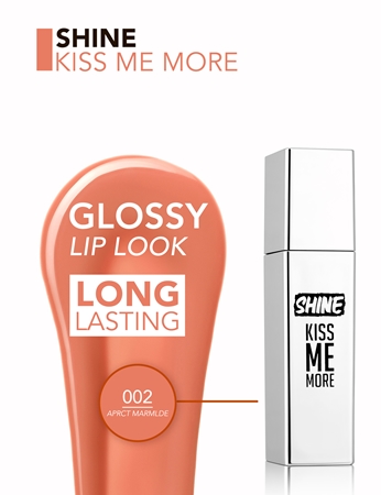 flormar Shine Kiss Me More skystieji lūpų dažai