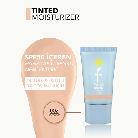 flormar Tinted Moisturizer SPF 50 tónovací hydratační krém