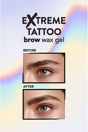 flormar Extreme Tattoo Brow Wax Gel Transparent Setting Gel for eyebrows