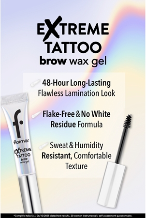 flormar Extreme Tattoo Brow Wax Gel Transparent Setting Gel for eyebrows