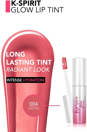 flormar K-Spirit Glow Lip Tint Moisturising Glossy Lipstick with glitter