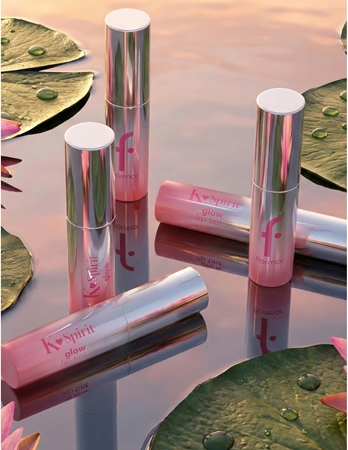 flormar K-Spirit Glow Lip Tint Moisturising Glossy Lipstick with glitter