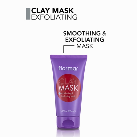 flormar Clay Mask exfoliační čisticí pleťová maska s jílem